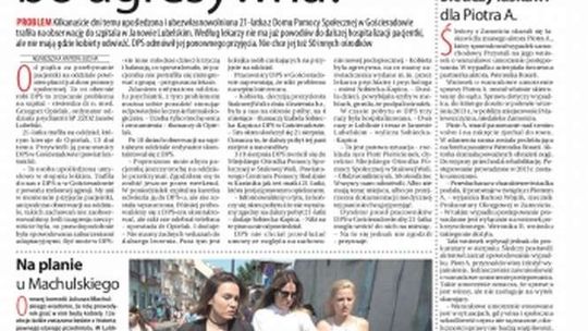 Pierwsza strona Dziennika Wschodniego z 30 sierpnia 2016 r.