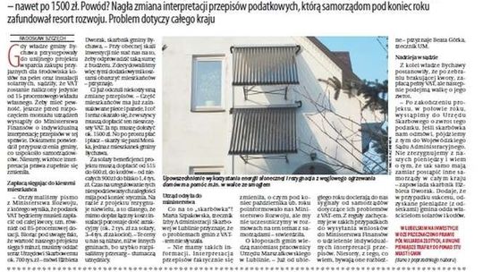 Pierwsza strona Dziennika Wschodniego z 30 stycznia 2018 roku