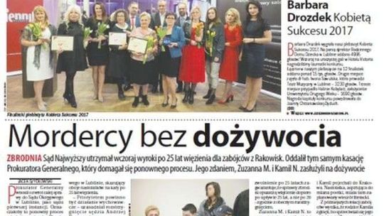 Pierwsza strona Dziennika Wschodniego z 31 marca 2017 roku