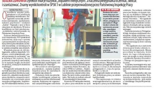 Pierwsza strona Dziennika Wschodniego z 31 sierpnia 2017 roku