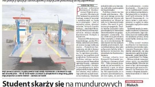 Pierwsza strona Dziennika Wschodniego z 4 lipca 2017 roku