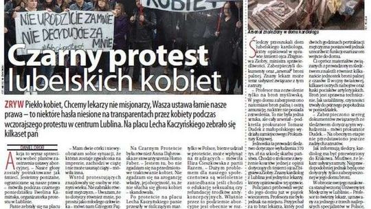 Pierwsza strona Dziennika Wschodniego z 4 października 2016 roku