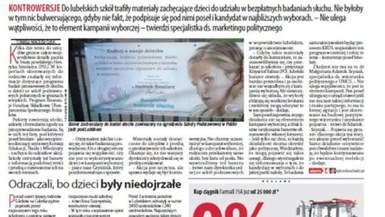 Pierwsza strona Dziennika Wschodniego z 4 września 2015 roku