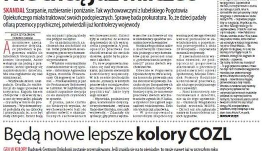 Pierwsza strona Dziennika Wschodniego z 5 grudnia 2017 roku