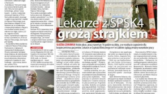 Pierwsza strona Dziennika Wschodniego z 5 listopada 2015