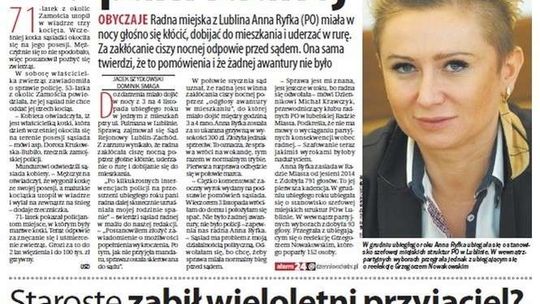 Pierwsza strona Dziennika Wschodniego z 6 marca 2018 roku