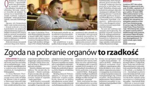 Pierwsza strona Dziennika Wschodniego z 7 grudnia