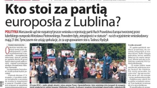 Pierwsza strona Dziennika Wschodniego z 7 grudnia 2018 roku