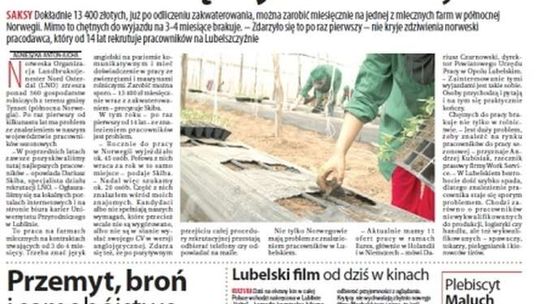 Pierwsza strona Dziennika Wschodniego z 7 lipca 2017 roku