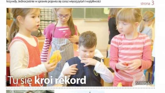 Pierwsza strona Dziennika Wschodniego z 7 listopada 2015