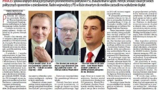 Pierwsza strona Dziennika Wschodniego z 7 października 2017 roku