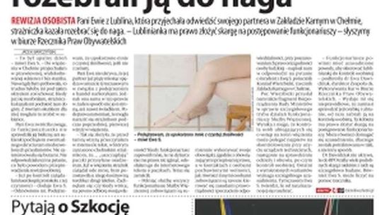 Pierwsza strona Dziennika Wschodniego z 7 sierpnia 2017