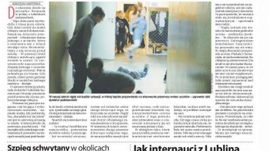 Pierwsza strona Dziennika Wschodniego z 8 grudnia 2016 r.