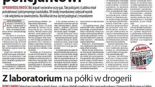 Pierwsza strona Dziennika Wschodniego z 8 lutego 2018 roku