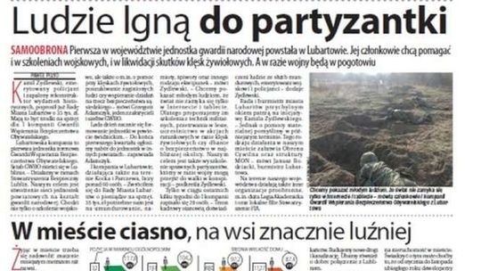 Pierwsza strona Dziennika Wschodniego z 8 stycznia 2016 roku