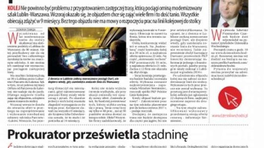 Pierwsza strona Dziennika Wschodniego z 9 czerwca 2016 r.