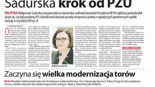 Pierwsza strona Dziennika Wschodniego z 9 czerwca 2017 r.