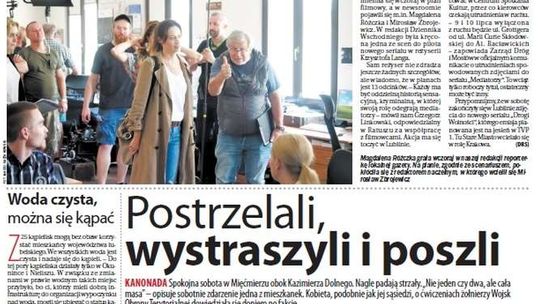 Pierwsza strona Dziennika Wschodniego z 9 lipca 2018 roku