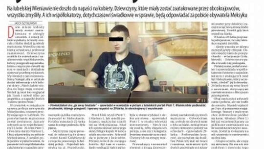 Pierwsza strona Dziennika Wschodniego z 9 listopada 2015 r.