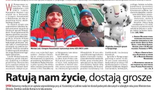 Pierwsza strona Dziennika Wschodniego z 9 lutego 2018