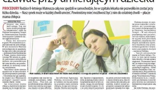 Pierwsza strona Dziennika Wschodniego z 9 marca 2017 roku