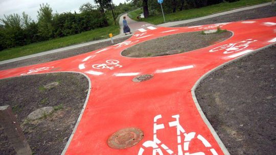 Pierwsze w Lublinie rowerowe rondo już gotowe