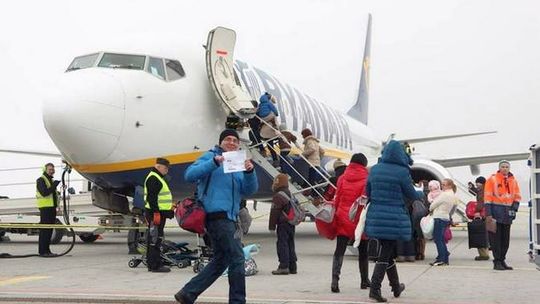 Pierwszy lot do Egiptu z Portu Lotniczego Lublin (zdjęcia)