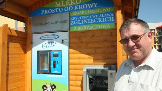 Pierwszy mlekomat w Lublinie stanął przy ulicy Tarasowej
