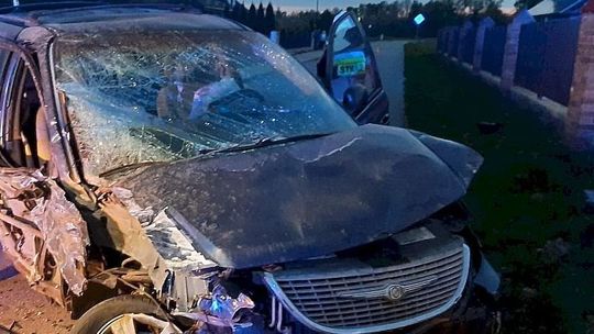 Pijana kierująca wjechała samochodem w ogrodzenie siedziby Poleskiego Parku Narodowego