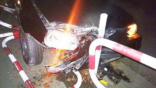 Pijany kierowca rozbił się przy dawnym dworcu PKS we Włodawie