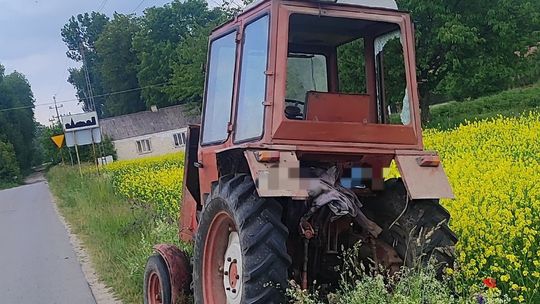 Pijany traktorzysta zatrzymany dzięki reakcji świadków. Miał ponad 2 promile alkoholu