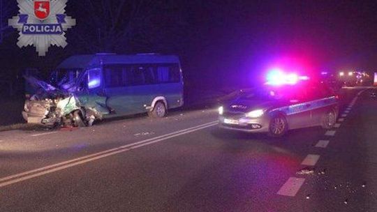 Pijany wjechał w busa