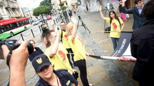  Pikiety antyaborcyjne przy kościołach w Lublinie