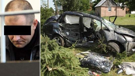 Pił i zabił w wypadku swoją rodzinę. Chcą go wypuścić z więzienia
