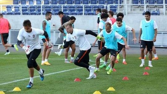 Piłkarze AS Monaco i Szachtara Donieck w Lublinie (zdjęcia,wideo)