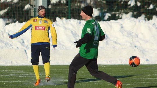 Piłkarze Motoru Lublin przed wielkim maratonem