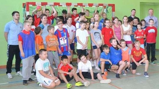 Piotr Masłowski był gościem w Szkole Podstawowej nr 6 w Puławach