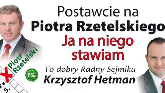 Piotr Rzetelski - radny wojewódzki i kandydat do Sejmiku Województwa Lubelskiego z listy PSL