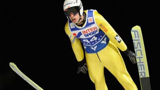 Piotr Żyła trzeci podczas konkursu skoków narciarskich w Planicy!