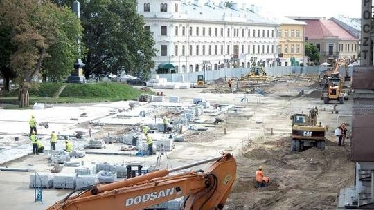 Plac Litewski. Ogląd z góry