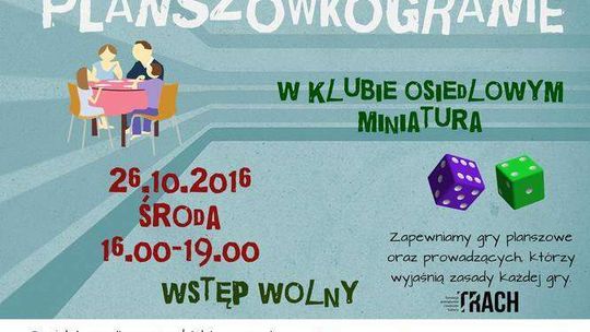 Planszówkogranie w Klubie Osiedlowym Miniatura na Czechowie