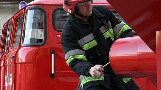 Płonie stodoła w Kocudzy: Piorun przyczyną pożaru