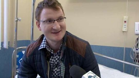 Po 75 dniach od operacji mieszkaniec Zamościa wraca do domu. Z własną dłonią