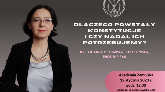 Po co nam konstytucja? Wykład otwarty w Akademii Zamojskiej