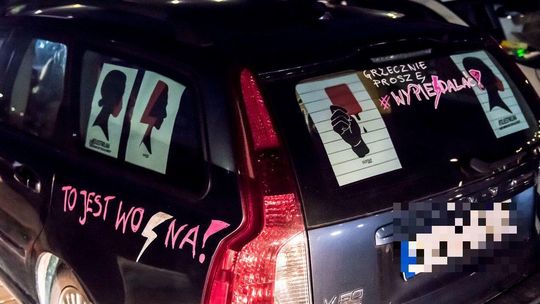 Po proteście samochodowym w Lublinie policja wybierała do kontroli oznaczone auta? "Żadna złośliwość"