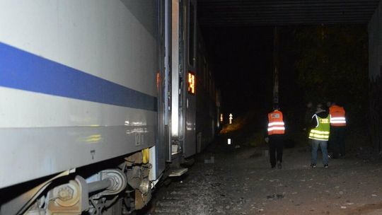 Pociąg przejechał mężczyznę