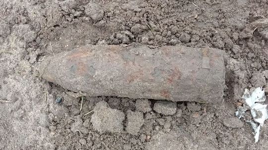 Pocisk w polu. Na szczęście go zneutralizowali