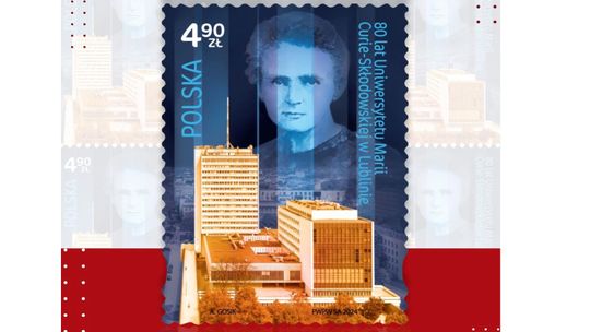 Poczta Polska wydała znaczek na 80-lecie UMCS. Dziś go zaprezentowano