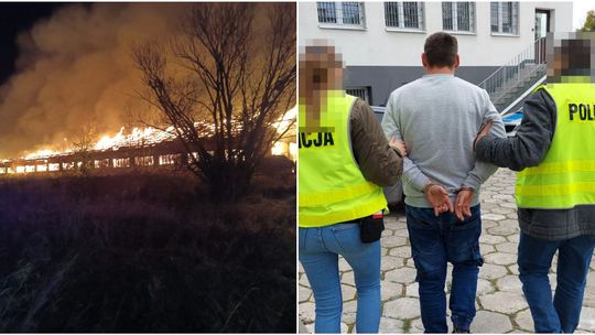 Podpalacz tymczasowo aresztowany