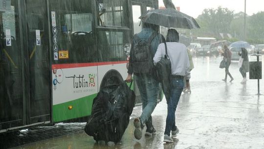 Pogoda mało spacerowa. Deszcz i deszcz ze śniegiem